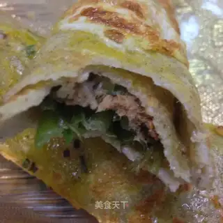 Green bean pancakes