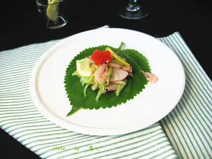 Antarctic krill salad