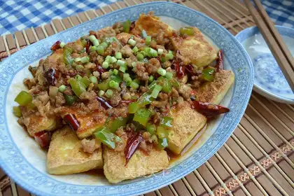 It's spicy tofu