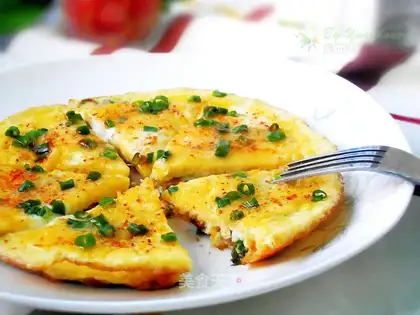 Cheese-cheese fried eggs