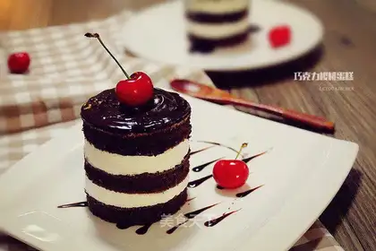Chocolate cherry cake