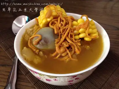Porky corn soup