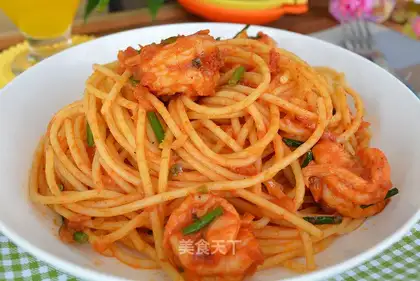 Shrimp pasta