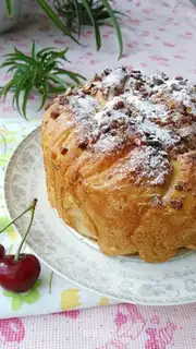 Peaches for milk bread