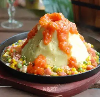 Volcanic lava potatoes