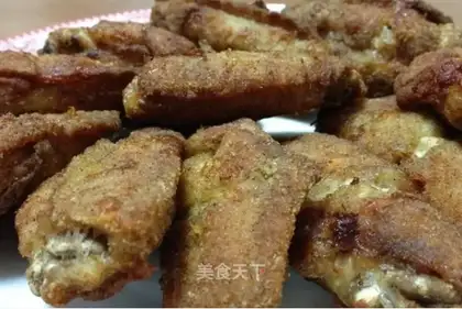 Empty fried chicken wings