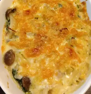 Spinach bacon cheese