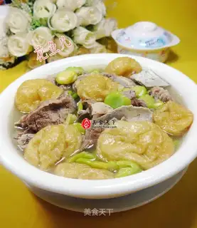 The greasy bean bone soup