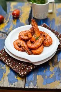 Shrimp with sauce