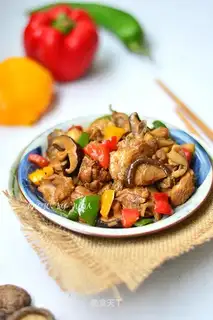 Pepper mushroom chicken