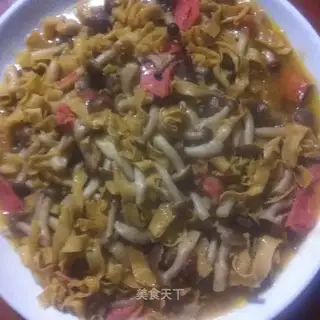 Crab-flavored mushrooms