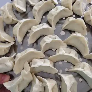 Three fresh dumplings