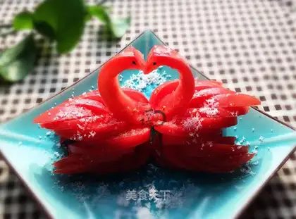 Tomato swans