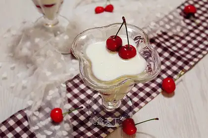 Cherry yogurt
