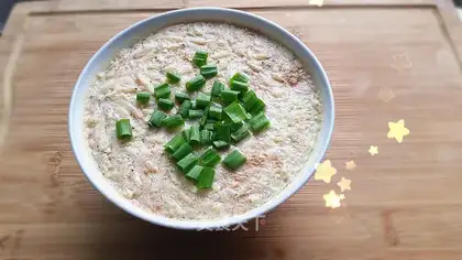 Nuts steamed eggs