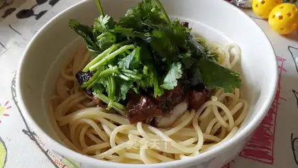 Italian beef noodles