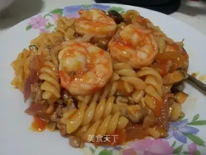 Shrimp noodles