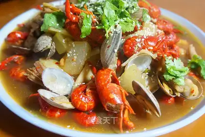 Three crayfish