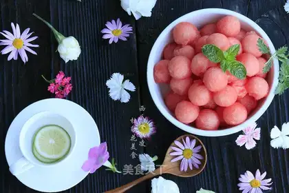 Watermelon ice cream