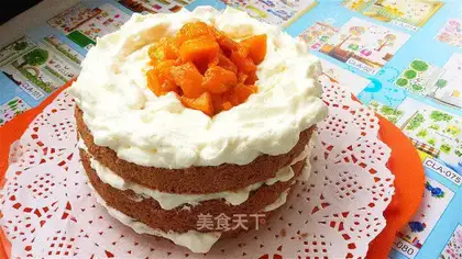 Mango naked cake
