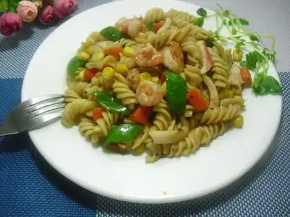 Seafood and pastry