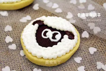 Toon lamb cookies