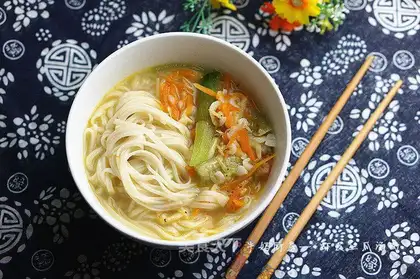 Shrimp melon noodles