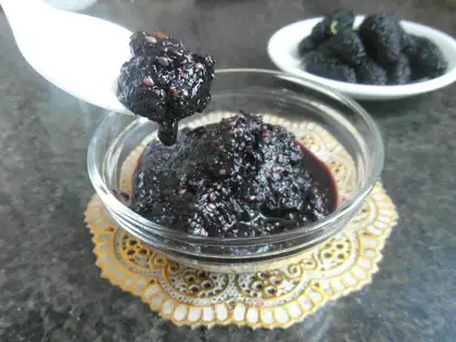 Homemade cranberry jam