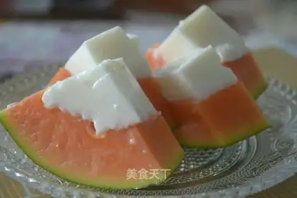 Cucumber milk freeze
