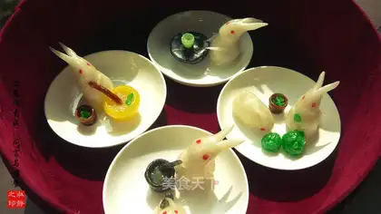 The white rabbit's a potion cake