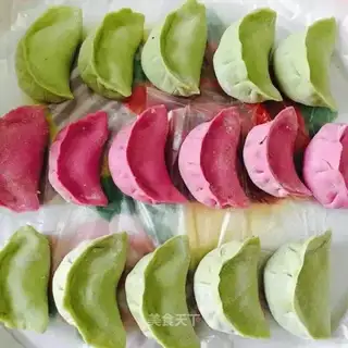 Colour dumplings