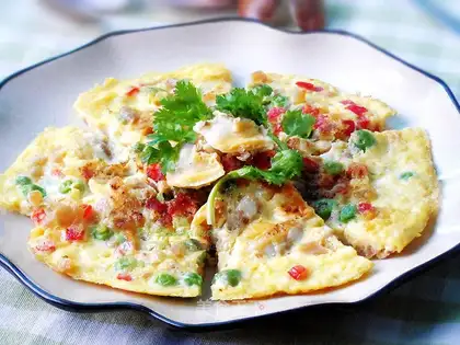 Peas and eggs