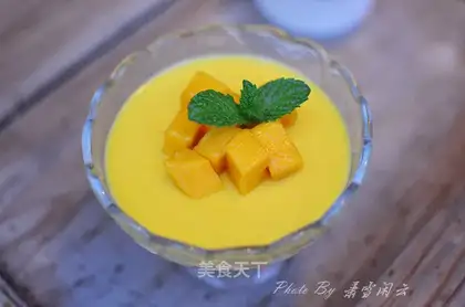 Mango pudding
