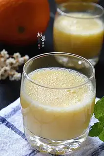 Milk orange juice