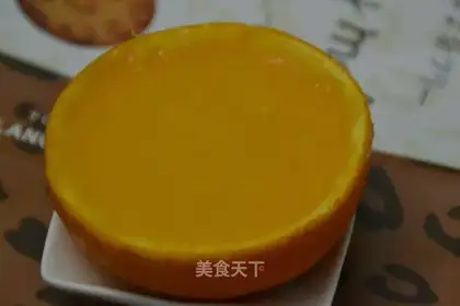 Orange pudding