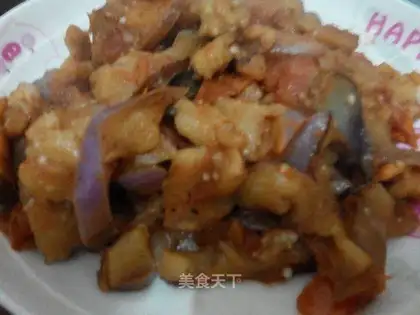 Tomato fried eggplant