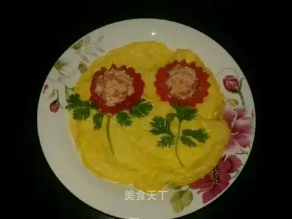 Tomato fried eggs