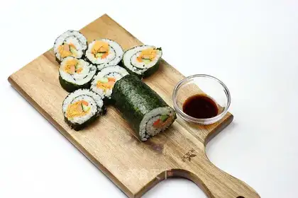 Breakfast -- sushi rolls
