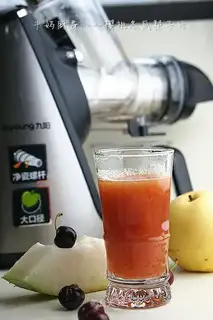 Cherry tofu pear juice