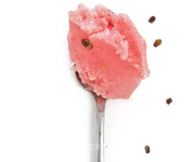 Watermelon lemonade and snow