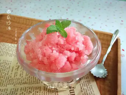 Watermelon sandy ice