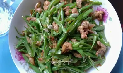 Four seasons of bean fried meat