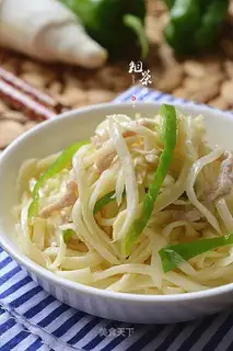 White-fried meat