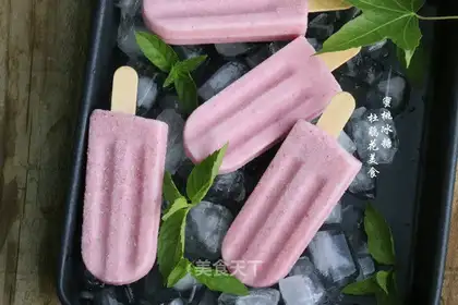 Peaches popsicle