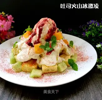 Toast ice cream