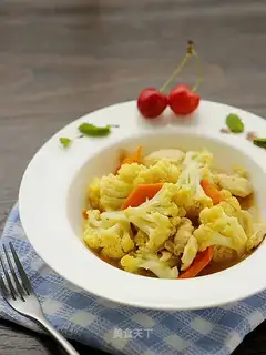 Curry chicken bouquets