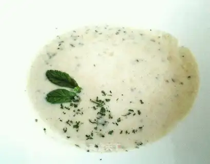 Black truffle cream soup