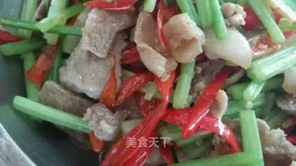 Fried meat