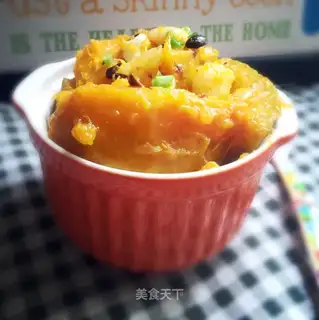 Pumpkin with garlic