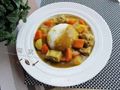 Curry steak